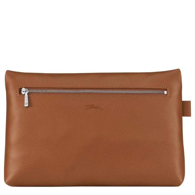 Longchamp Le Foulonné Toiletry Case Caramel | RL2851430