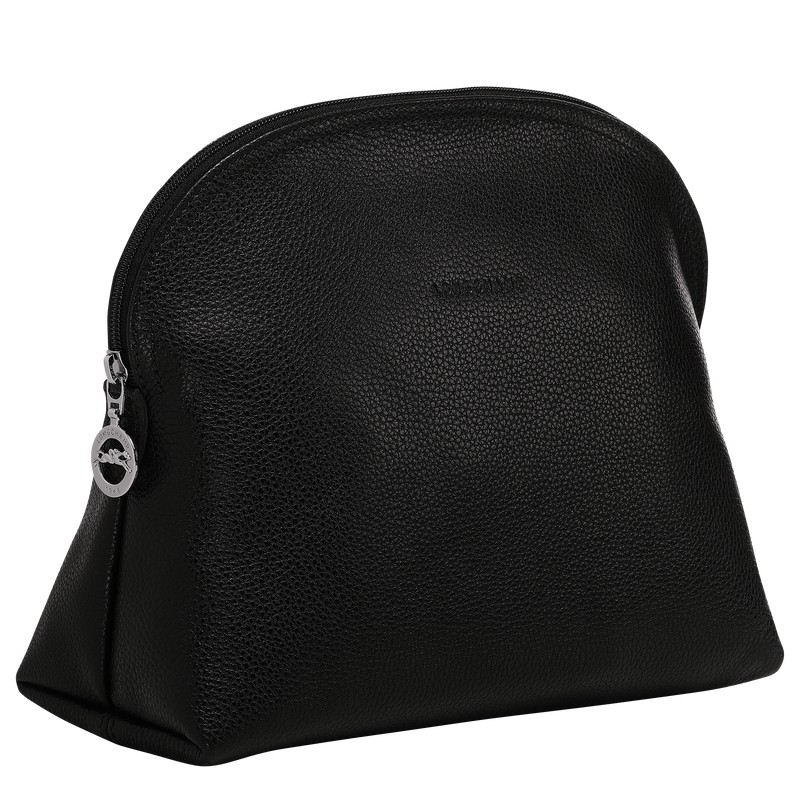 Longchamp Le Foulonné Toiletry Case Negras | WR3057824