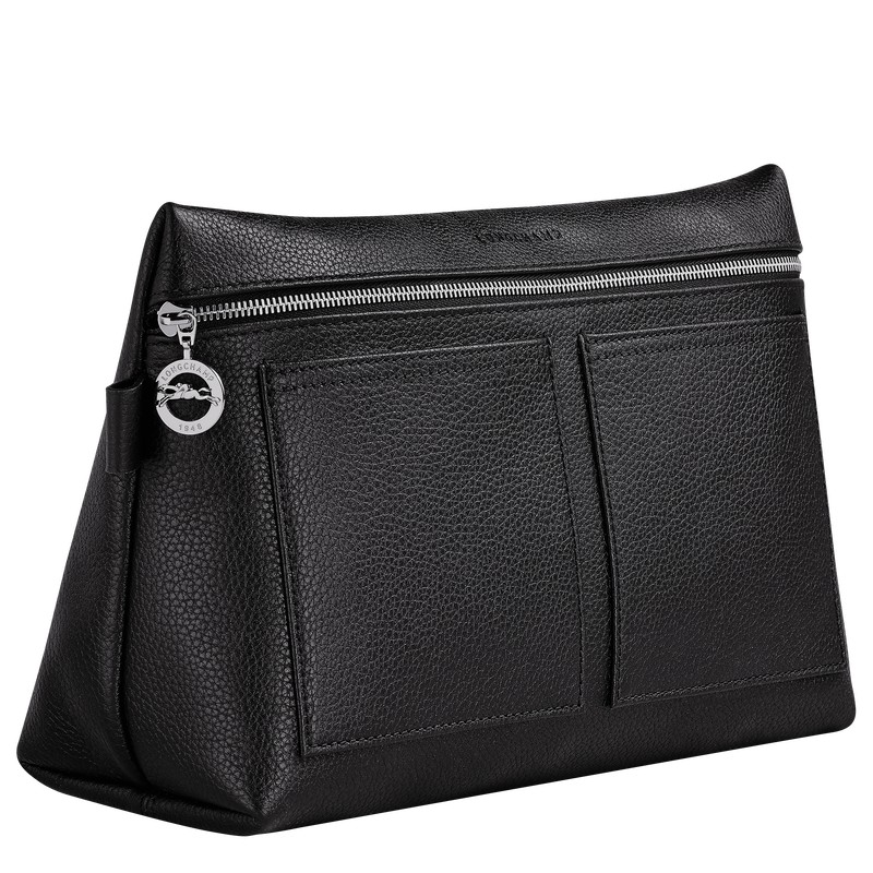 Longchamp Le Foulonné Toiletry Case Negras | NH5746120