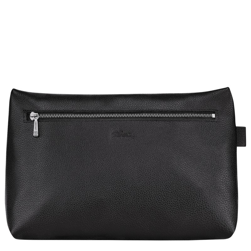 Longchamp Le Foulonné Toiletry Case Negras | NH5746120