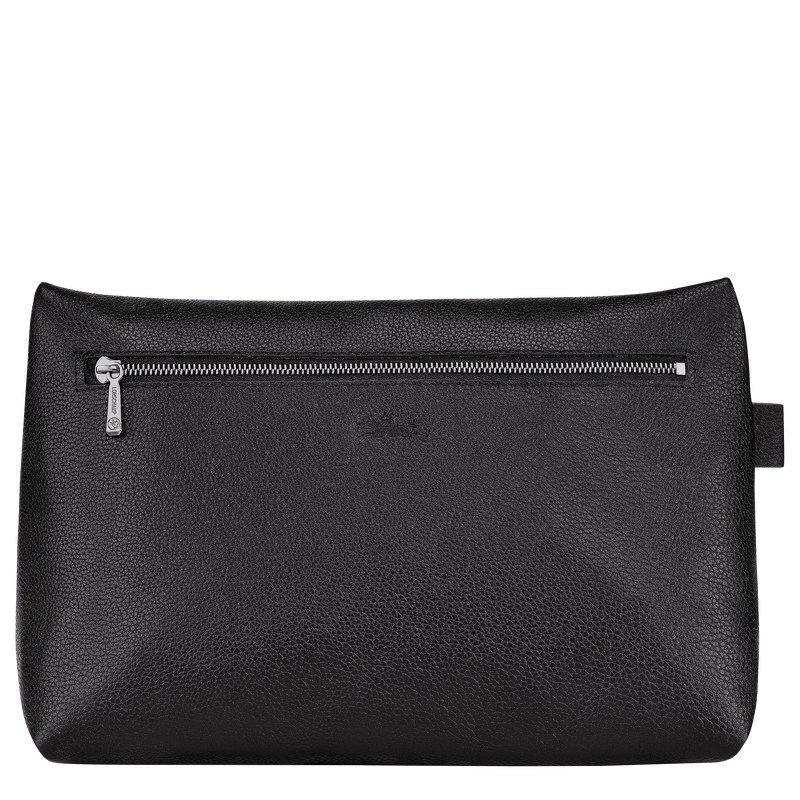 Longchamp Le Foulonné Toiletry Case Negras | QB5234018