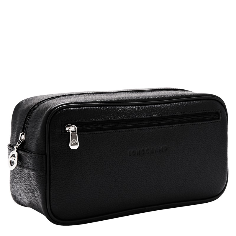 Longchamp Le Foulonné Toiletry Case Negras | CD9561723