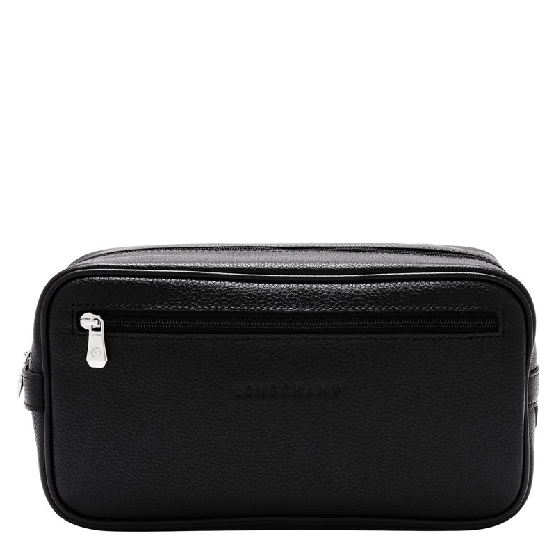 Longchamp Le Foulonné Toiletry Case Negras | EN3516708