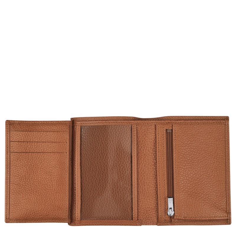 Longchamp Le Foulonné Wallet Caramel | LR3507619