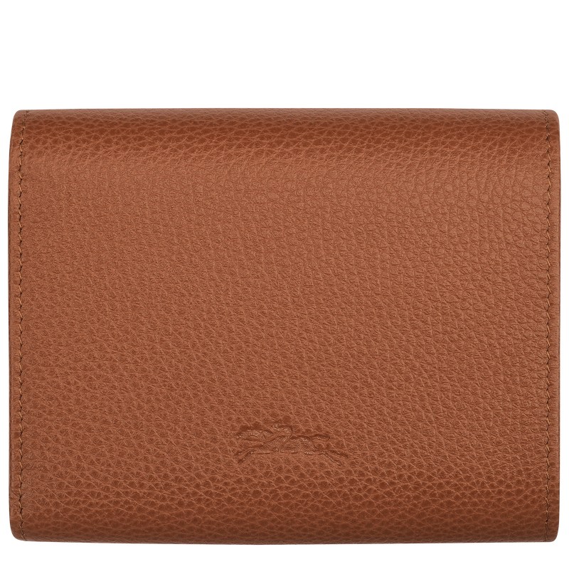 Longchamp Le Foulonné Wallet Caramel | ZE4853702