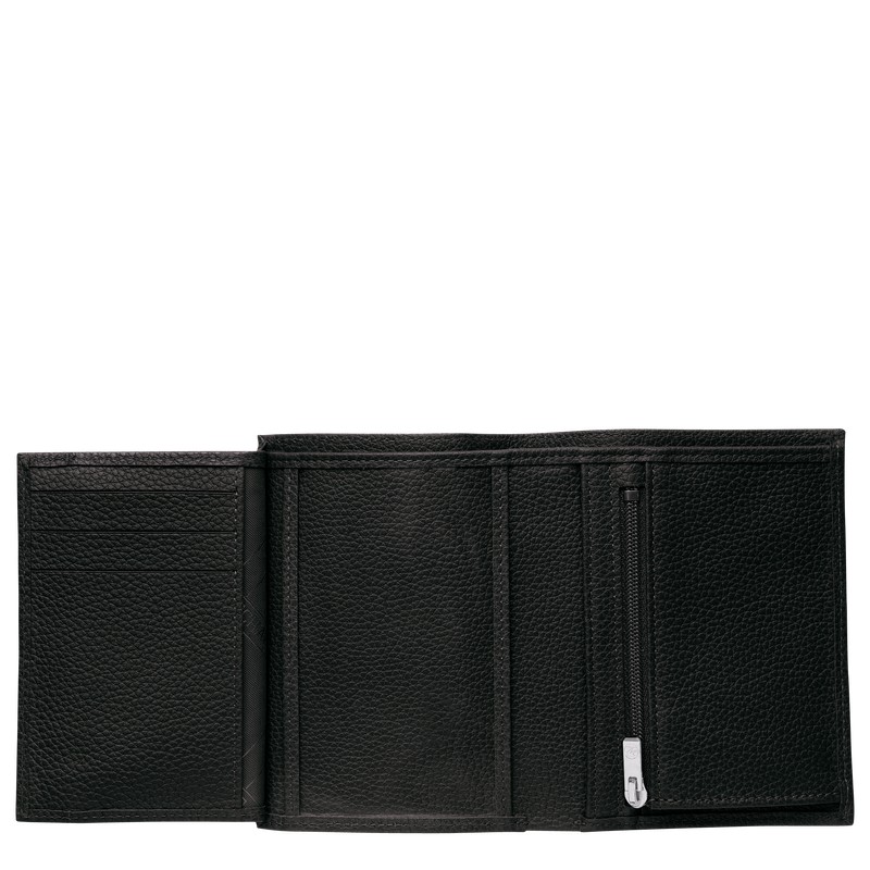 Longchamp Le Foulonné Wallet Negras | QG6037489