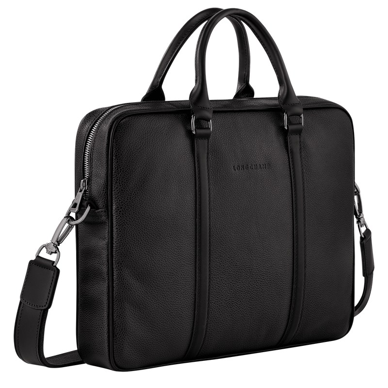 Longchamp Le Foulonné Xs Briefcase Negras | SQ2379041