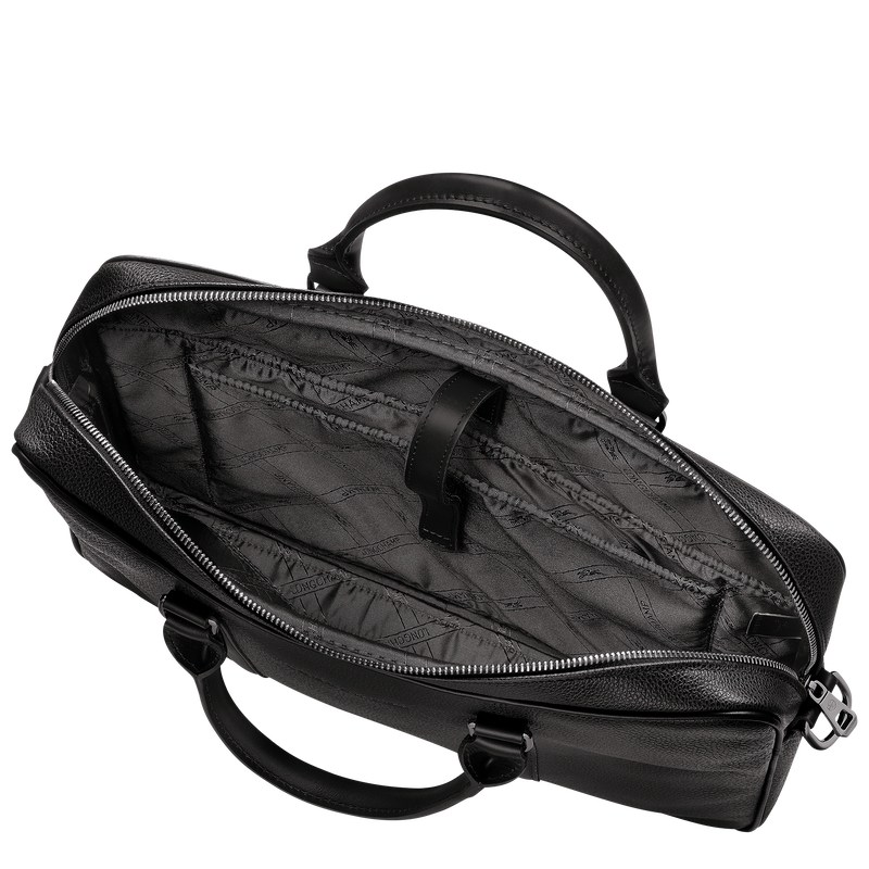 Longchamp Le Foulonné Xs Briefcase Negras | SQ2379041