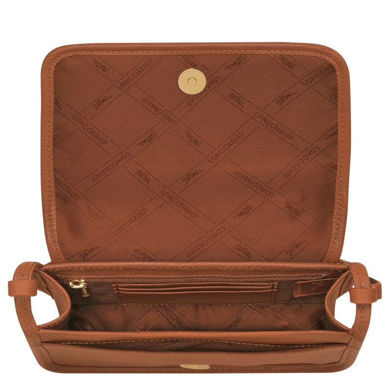 Longchamp Le Foulonné Xs Clutch Caramel | SH3579201