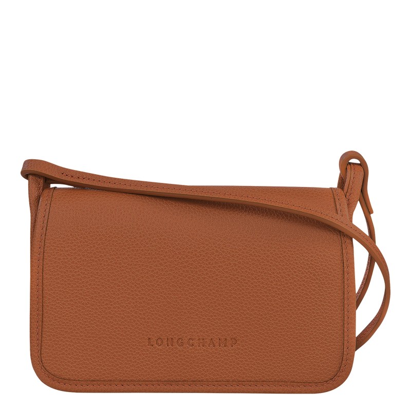 Longchamp Le Foulonné Xs Clutch Caramel | SH3579201