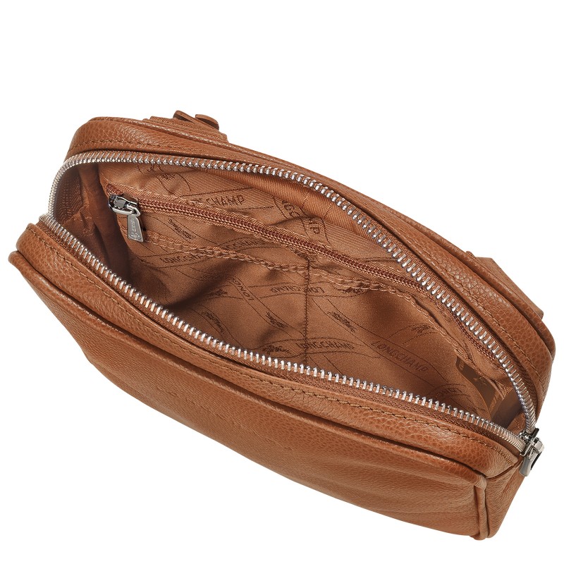 Longchamp Le Foulonné Xs Crossbody Bag Caramel | DX1402637