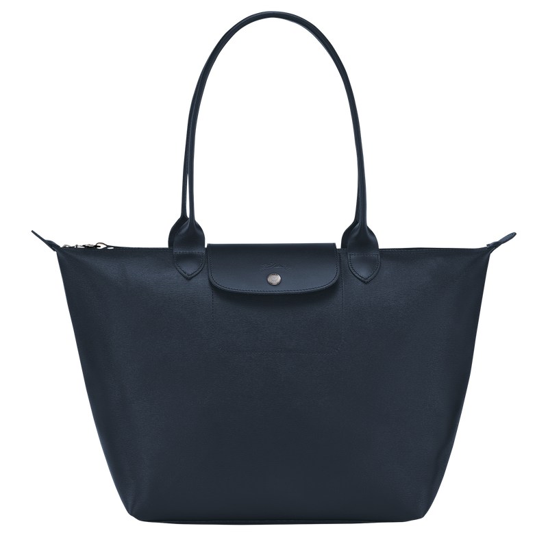 Longchamp Le Pliage City L Tote Bag Azul Marino | QM9365048