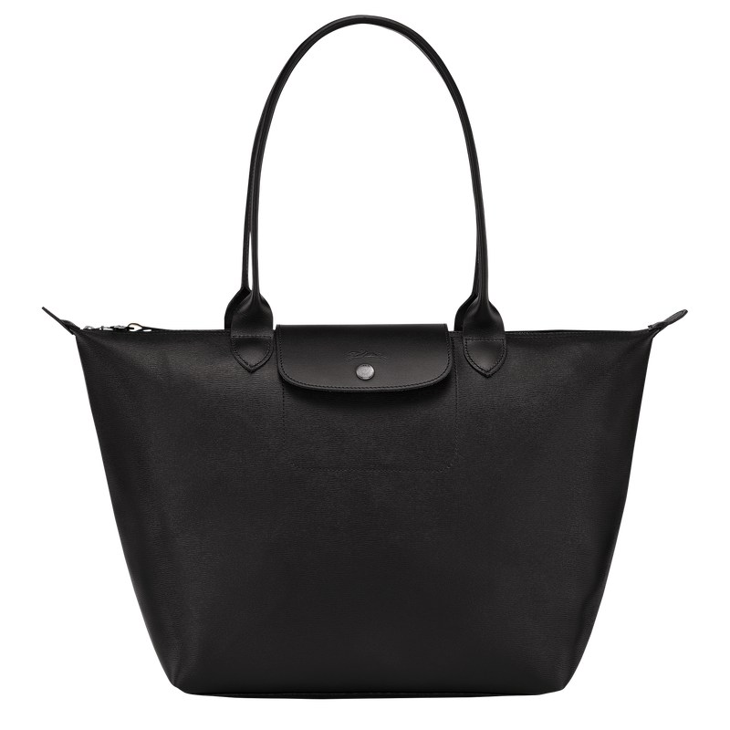 Longchamp Le Pliage City L Tote Bag Negras | KM7398641