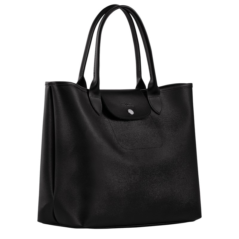 Longchamp Le Pliage City L Tote Bag Negras | YJ5638924