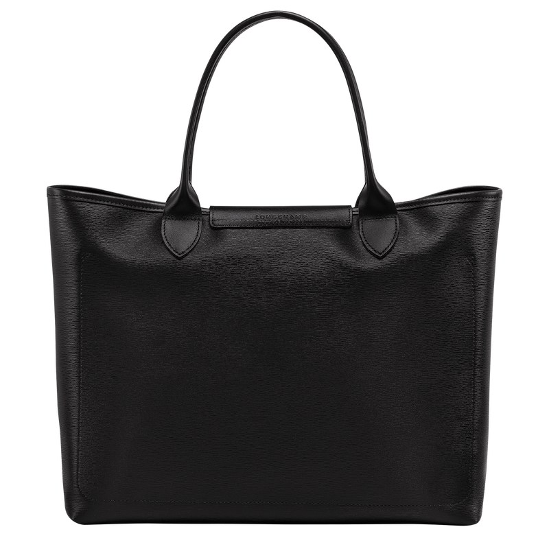 Longchamp Le Pliage City L Tote Bag Negras | YJ5638924