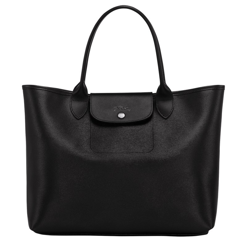 Longchamp Le Pliage City L Tote Bag Negras | YJ5638924