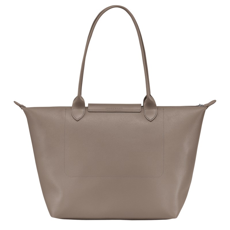 Longchamp Le Pliage City L Tote Bag Taupe | QL3657840