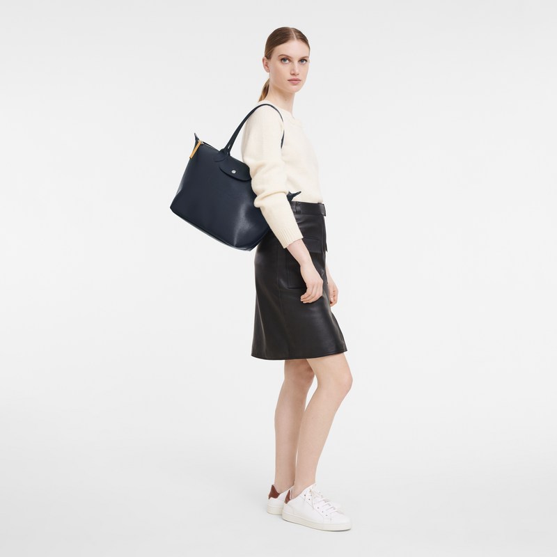 Longchamp Le Pliage City M Tote Bag Azul Marino | CA4271093