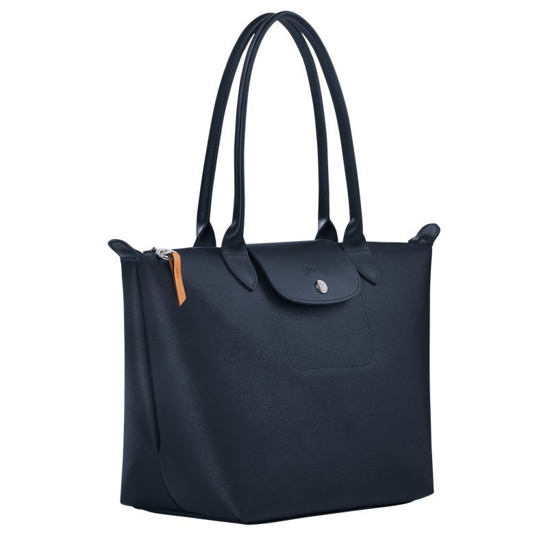 Longchamp Le Pliage City M Tote Bag Azul Marino | CA4271093