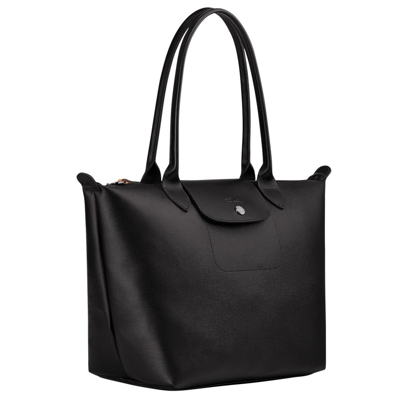 Longchamp Le Pliage City M Tote Bag Negras | FD7254389