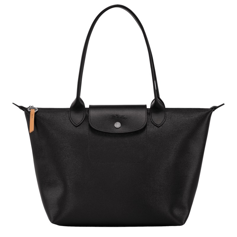 Longchamp Le Pliage City M Tote Bag Negras | FD7254389