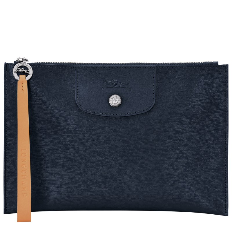 Longchamp Le Pliage City Pouch Azul Marino | MX4610957