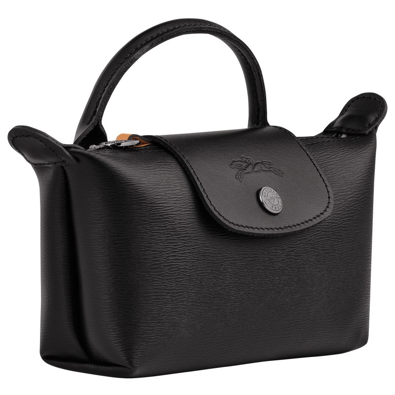 Longchamp Le Pliage City Pouch With Handle Negras | HL7526493