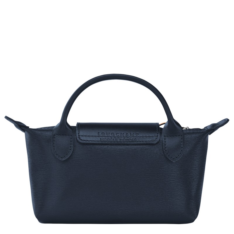 Longchamp Le Pliage City Pouch With Handle Azul Marino | RV2835716