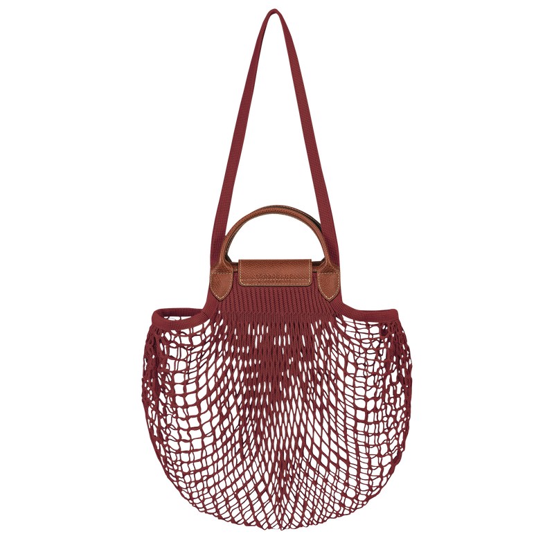 Longchamp Le Pliage Filet L Mesh Bag Mahogany | BO1950728