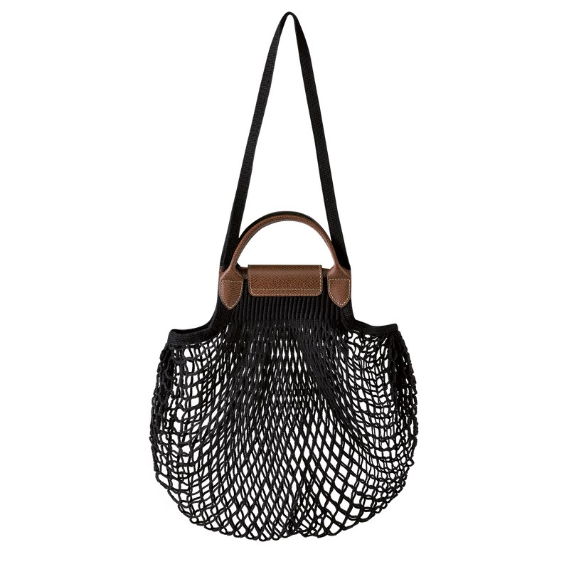 Longchamp Le Pliage Filet L Mesh Bag Negras | QT7925831