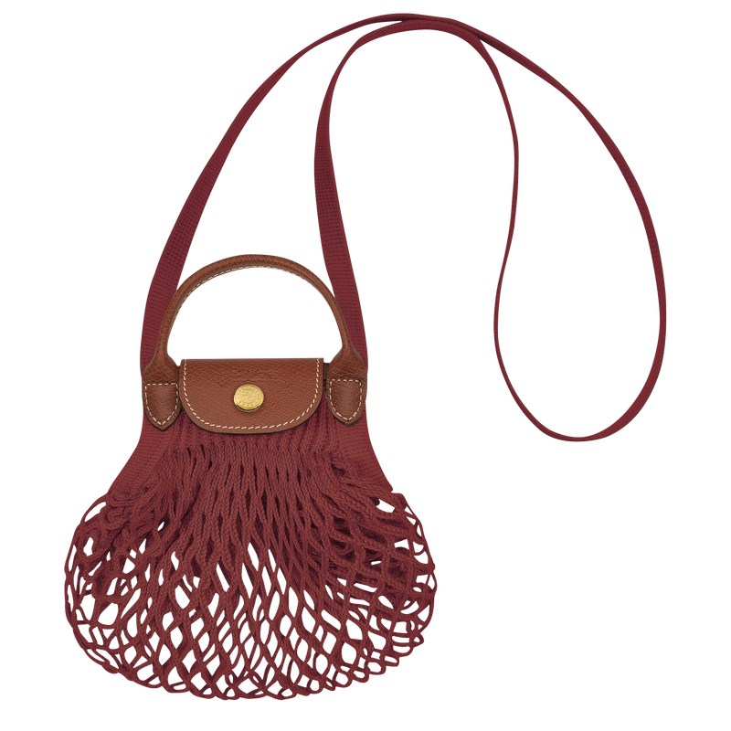 Longchamp Le Pliage Filet Xs Mesh Bag Mahogany | TO8961025