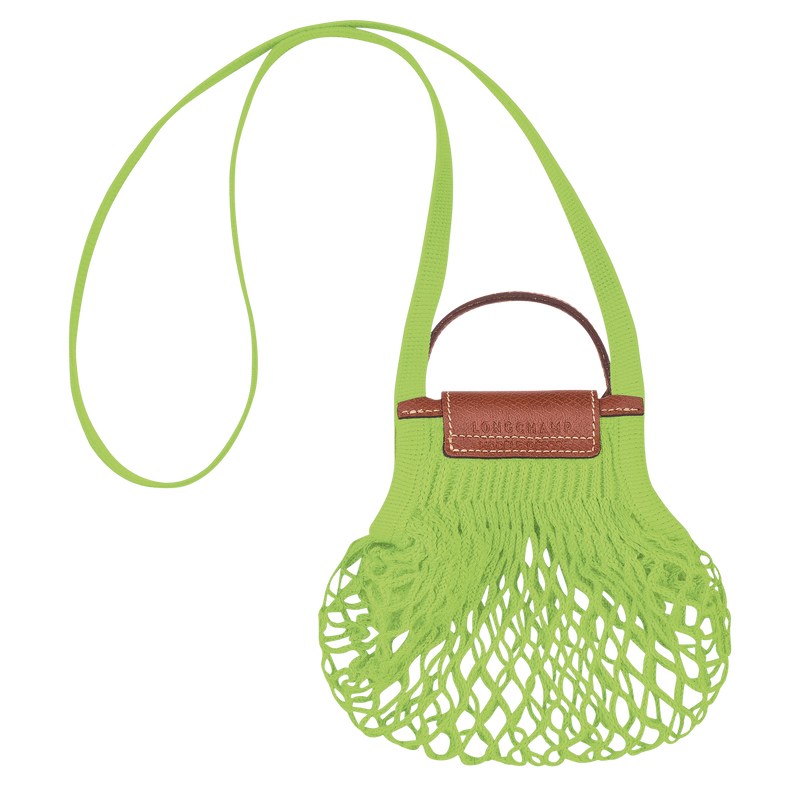 Longchamp Le Pliage Filet Xs Mesh Bag Verde Verde Menta | ZP8976051