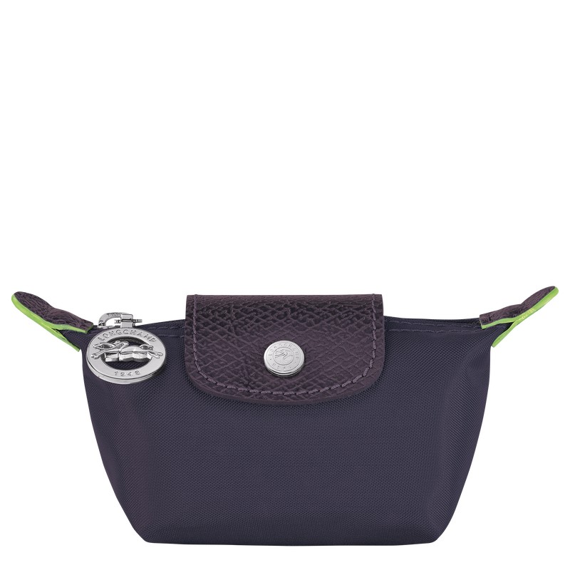 Longchamp Le Pliage Green Coin Purse Bilberry | LI5894706