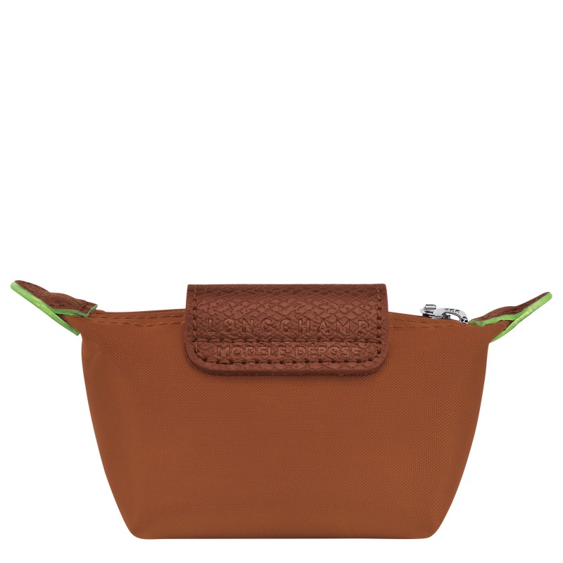 Longchamp Le Pliage Green Coin Purse Cognac | BH6047291