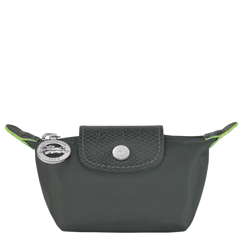 Longchamp Le Pliage Green Coin Purse Graphite | QS3150984