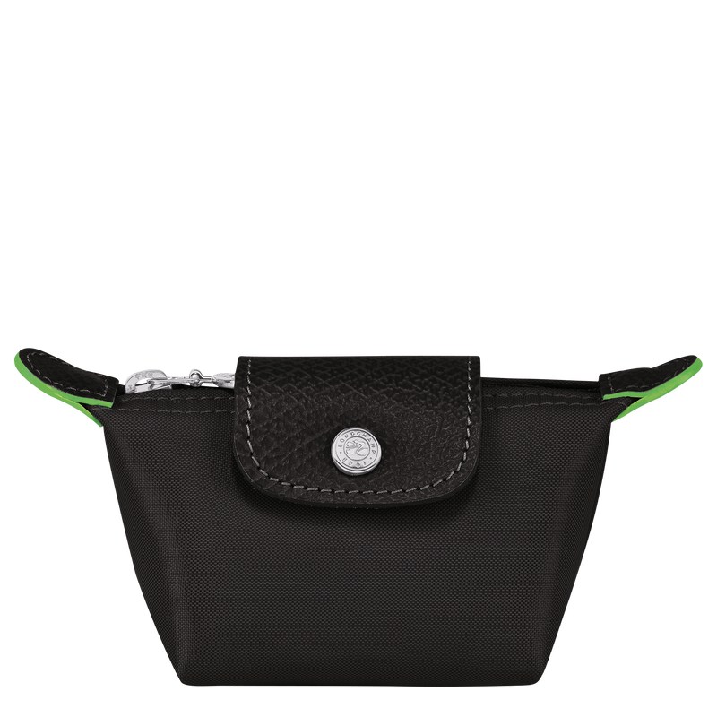 Longchamp Le Pliage Green Coin Purse Negras | BZ3745891