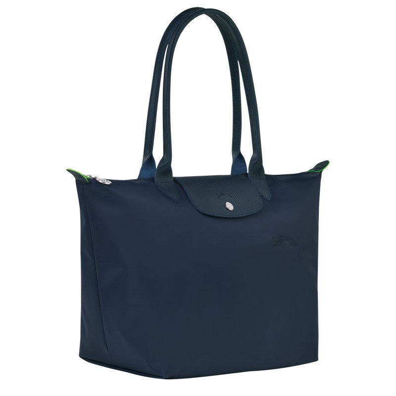 Longchamp Le Pliage Green L Tote Bag Azul Marino | DI1724653