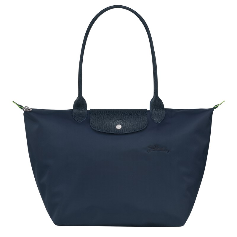 Longchamp Le Pliage Green L Tote Bag Azul Marino | DI1724653