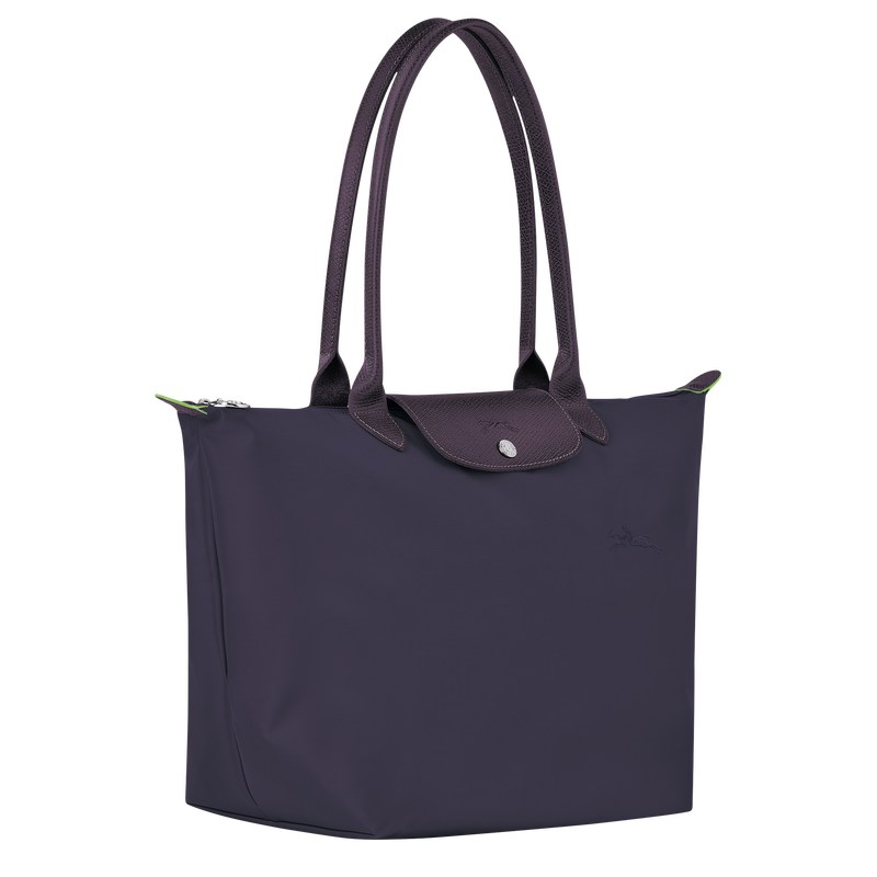 Longchamp Le Pliage Green L Tote Bag Bilberry | ON4218905