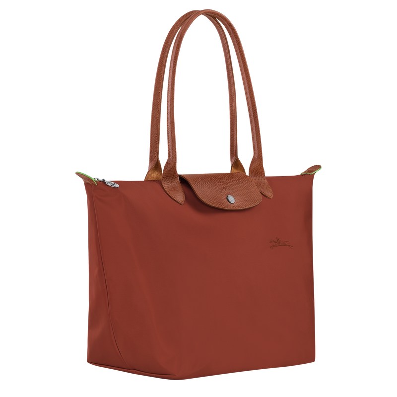 Longchamp Le Pliage Green L Tote Bag Chestnut | VK2083451