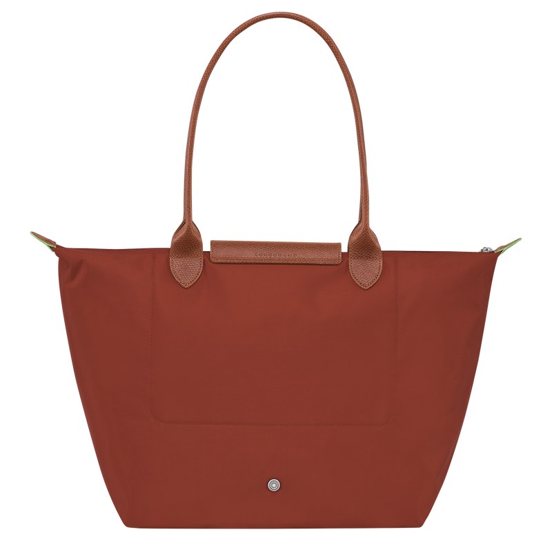 Longchamp Le Pliage Green L Tote Bag Chestnut | VK2083451