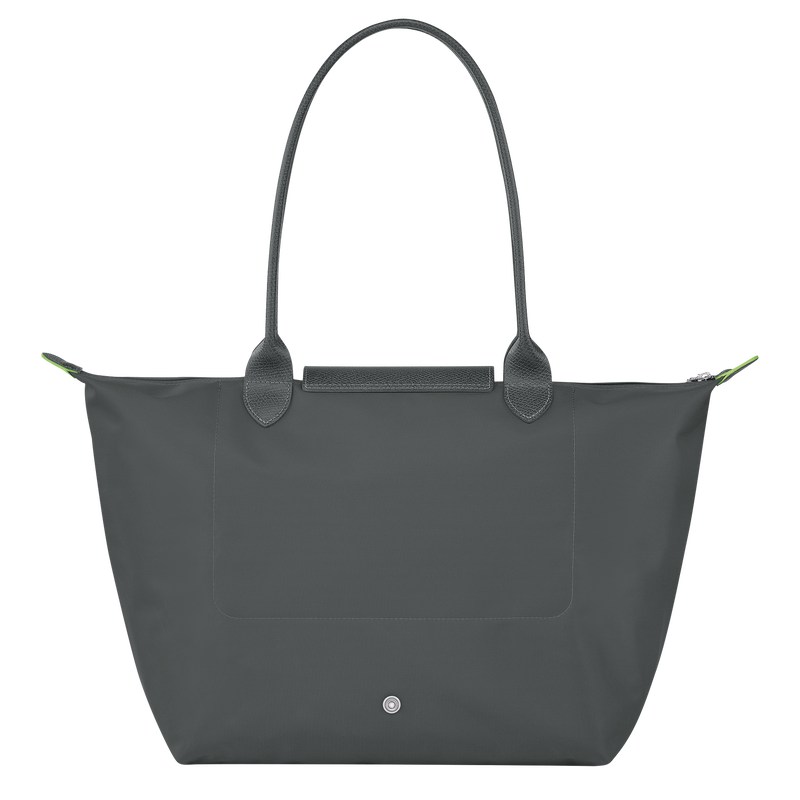 Longchamp Le Pliage Green L Tote Bag Graphite | ET0187543