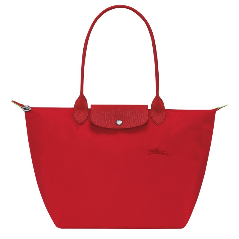 Longchamp Le Pliage Green L Tote Bag Tomato | AW0596714