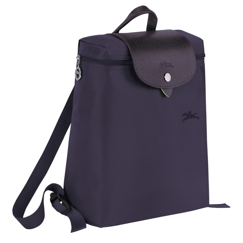 Longchamp Le Pliage Green M Backpack Bilberry | EN8953746