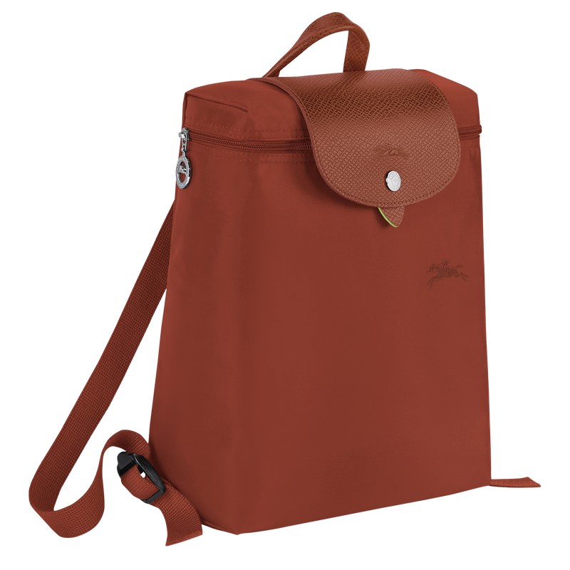 Longchamp Le Pliage Green M Backpack Chestnut | NL0831629