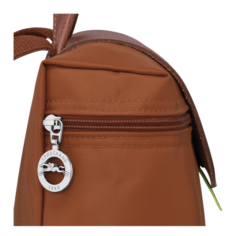 Longchamp Le Pliage Green M Backpack Cognac | GS8562974