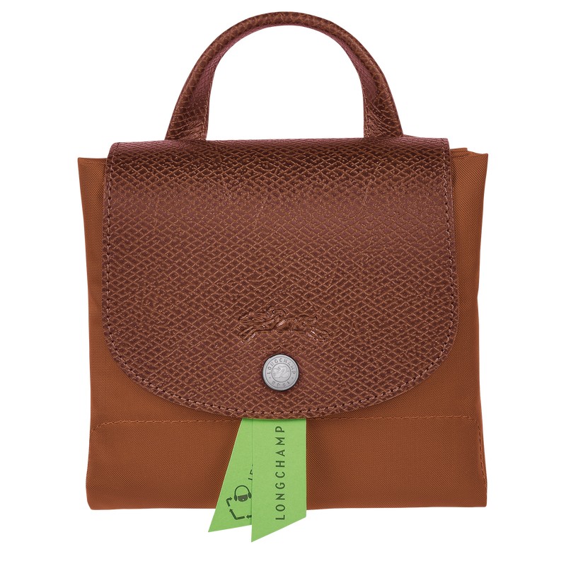 Longchamp Le Pliage Green M Backpack Cognac | GS8562974