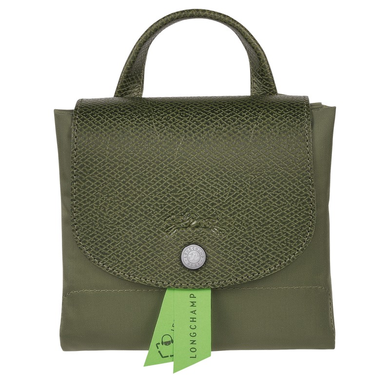 Longchamp Le Pliage Green M Backpack Forest | XE2041689