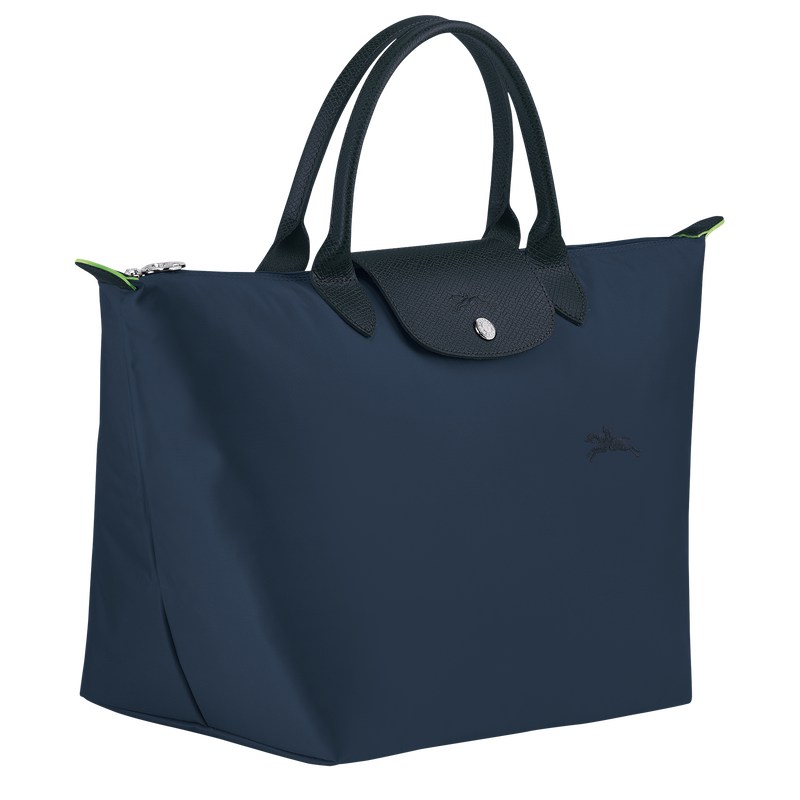 Longchamp Le Pliage Green M Handbag Azul Marino | IL2497185