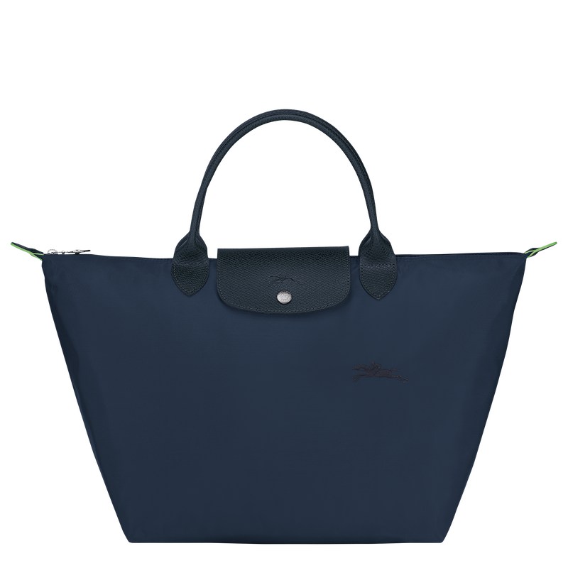 Longchamp Le Pliage Green M Handbag Azul Marino | IL2497185